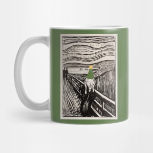 Christmas Scream Funny Dark Xmas Holiday Wishes Mug